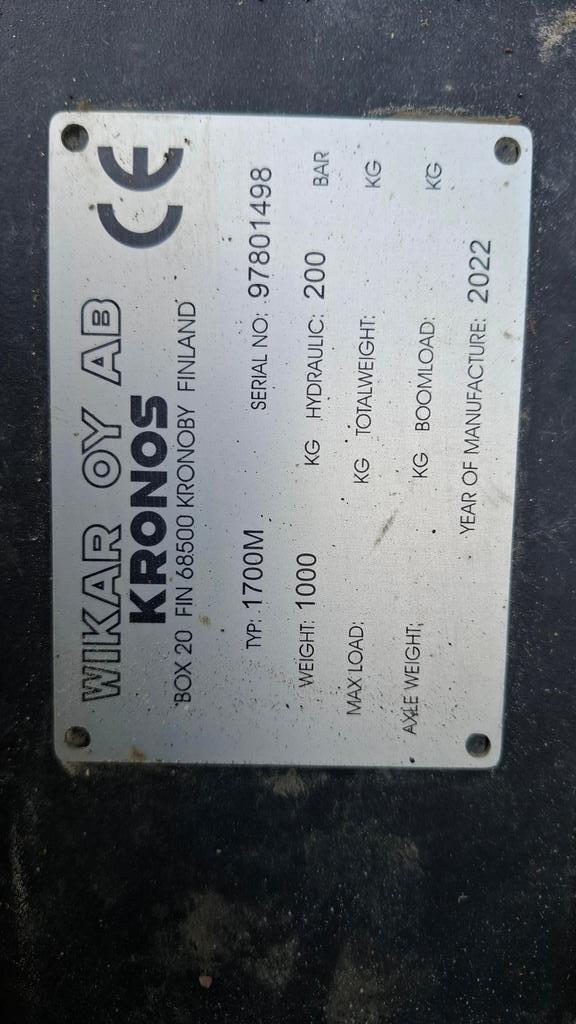 Kronos PREDATOR 1700M Falciatrici/cimatrici per pascoli