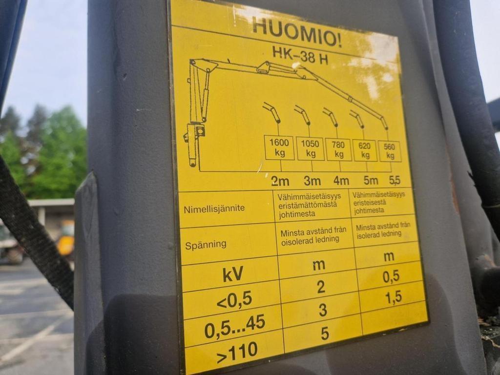 Nokka HK38 KUORMAIN-MV 92 VAUNU Krane und Lader