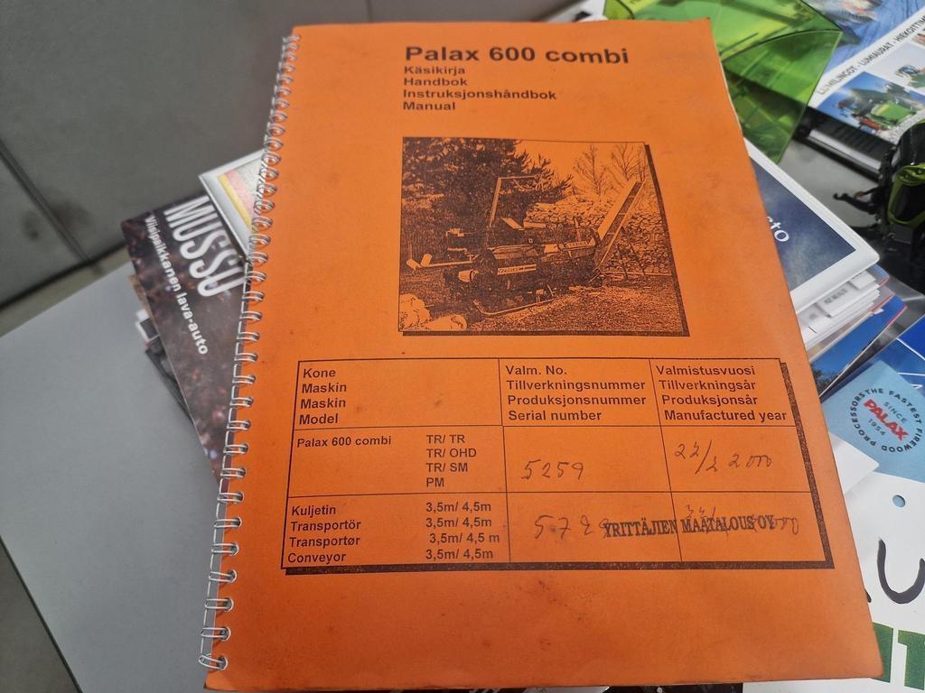Palax 600 COMBI TR/SÄHKÖ Wood splitters and cutters