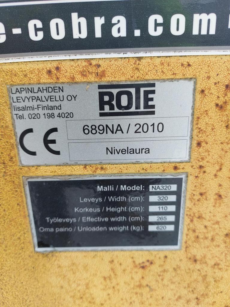 Rote NIVELAURA 320 Lame spazzaneve e aratri