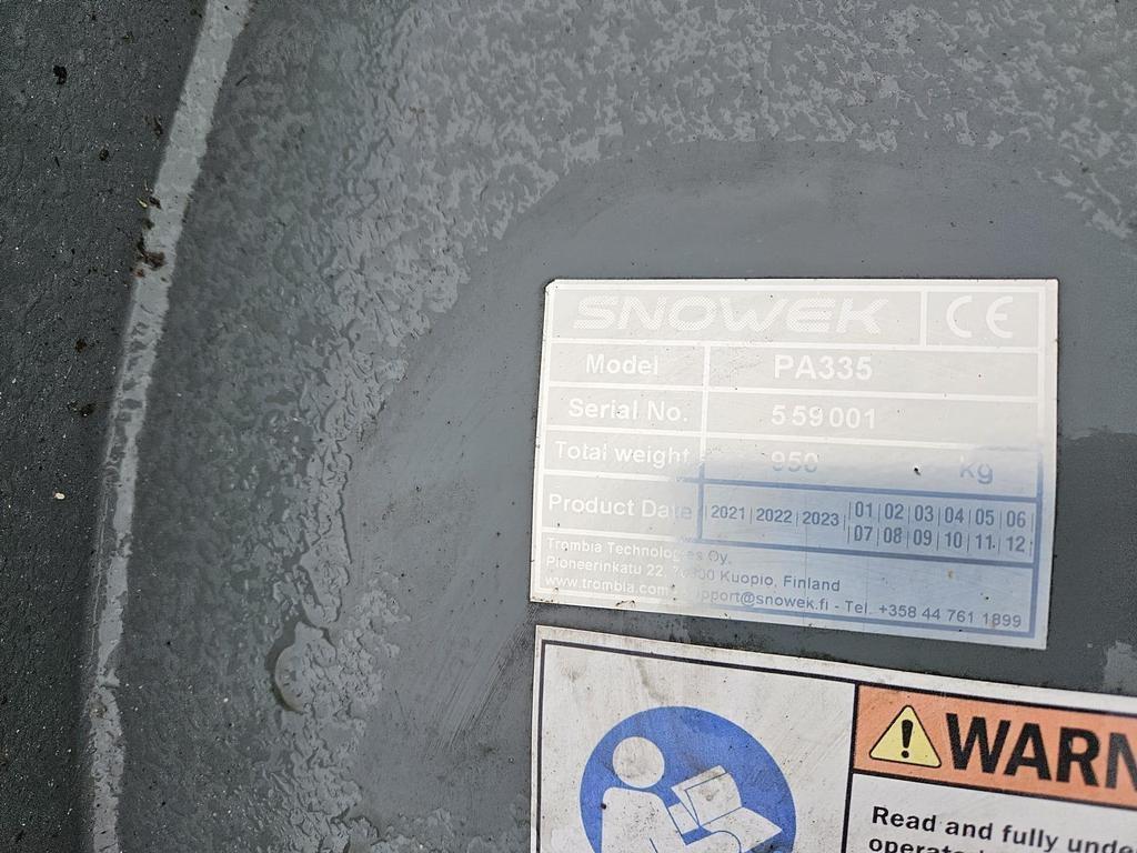 Snowek PA335 Snow blades and plows