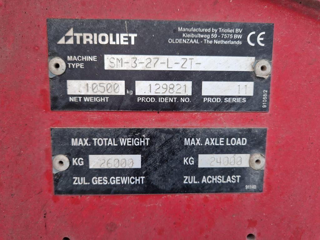 Trioliet SOLOMIX 3 2700LZK-T Mixer feeders