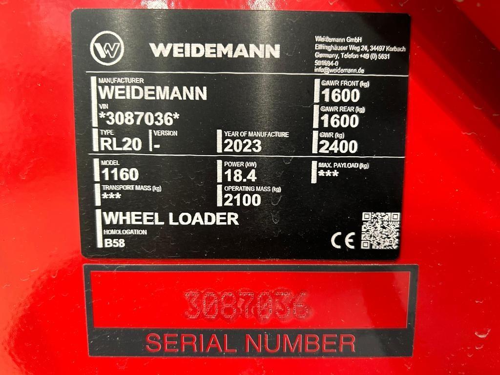 Weidemann 1160 Pale multiuso