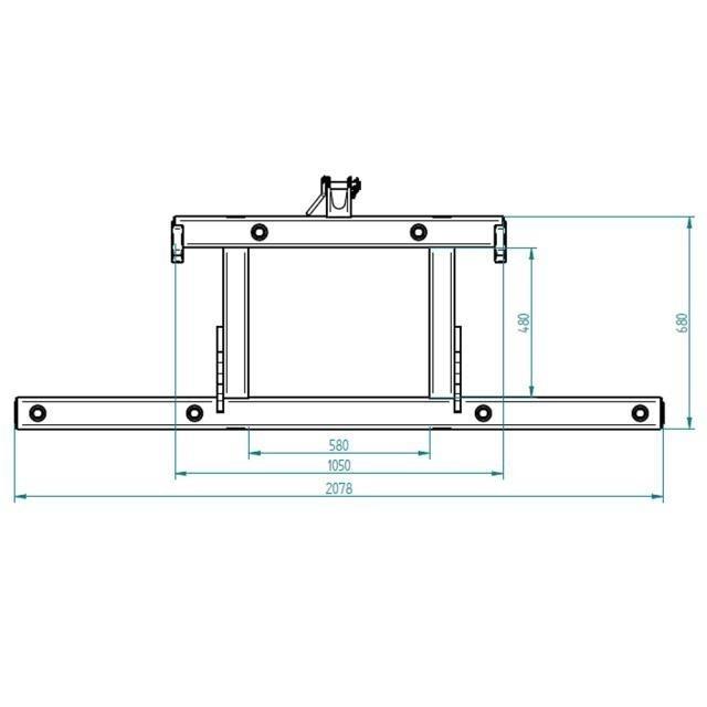 Fliegl COMBI-DUPLEX BALLESPYD Accessori per pale frontali