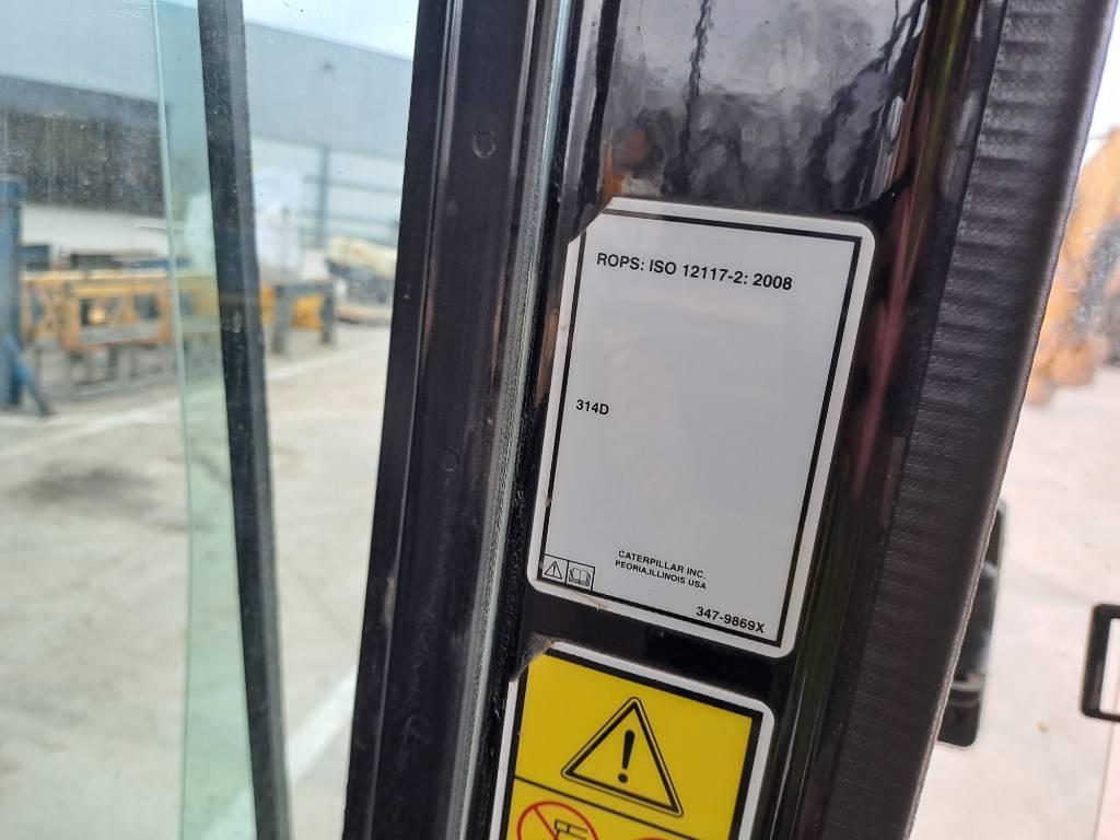 CAT 314DLCR Rupsgraafmachines