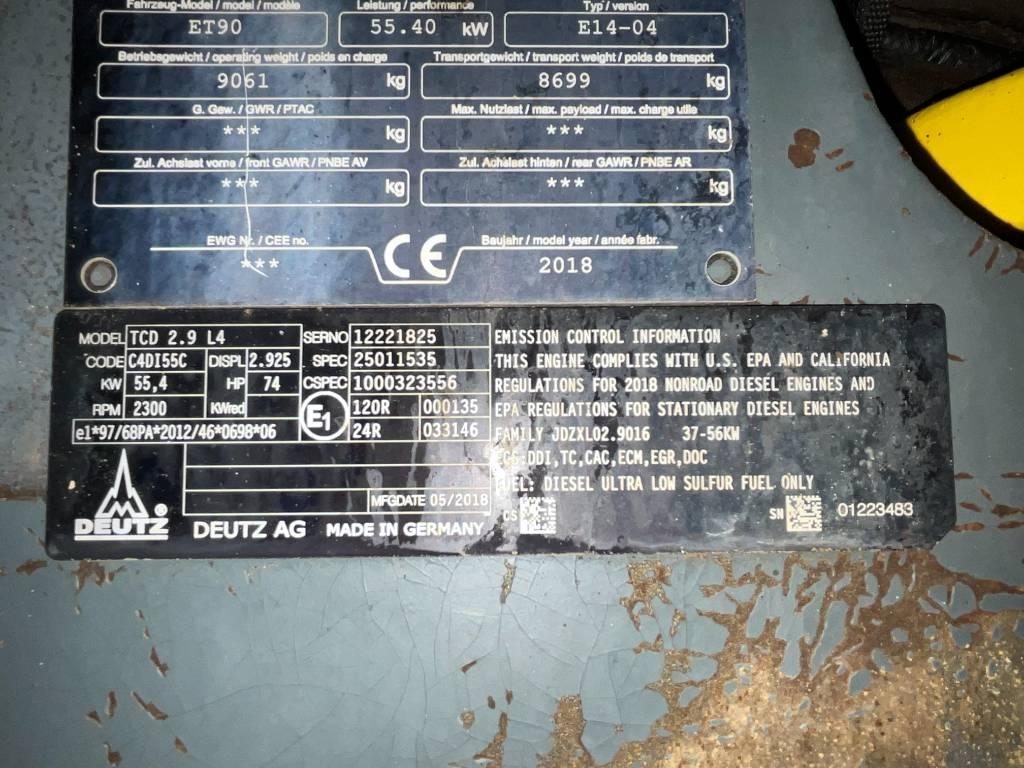Neuson ET 90 Mini pelle 7t-12t