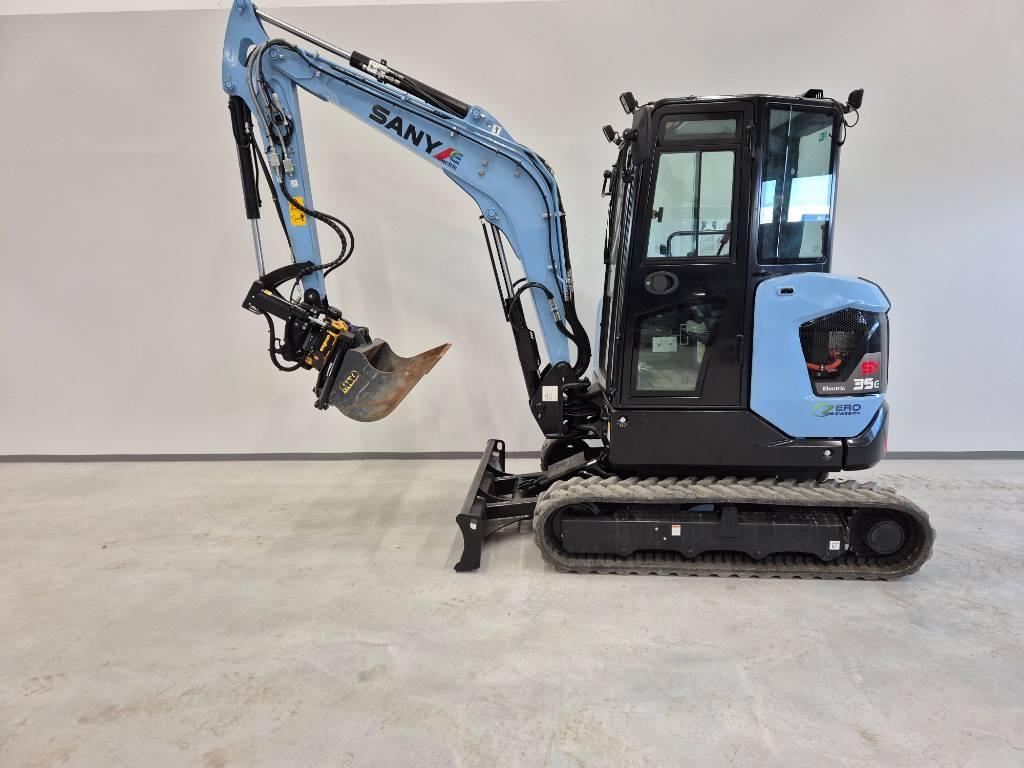 Sany SY35E Helelektrisk bandgrävare 3,9 ton EL NY Minigrävare < 7t