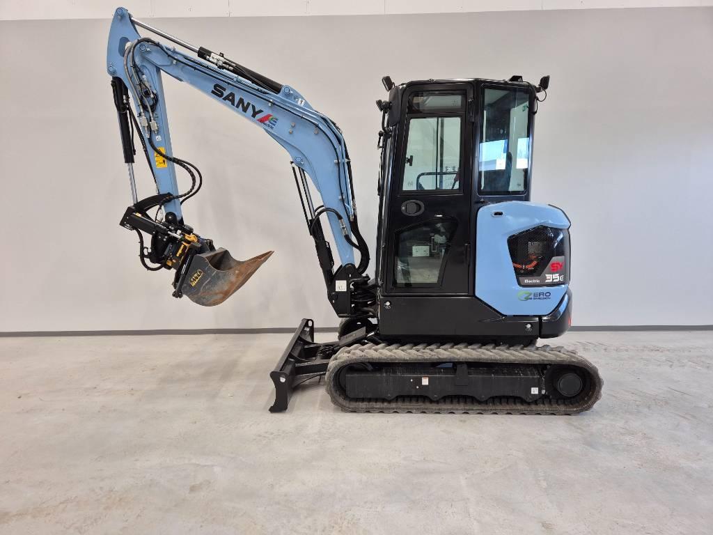 Sany SY35E Helelektrisk bandgrävare 3,9 ton EL NY Minigrävare < 7t