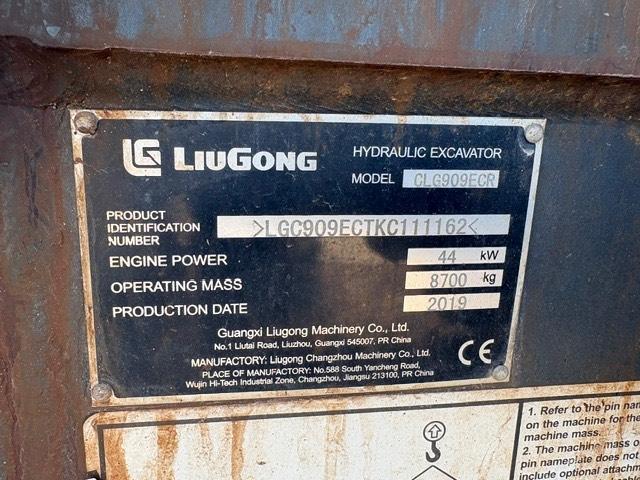 LiuGong 909 ECR Midi excavators 7t - 12t
