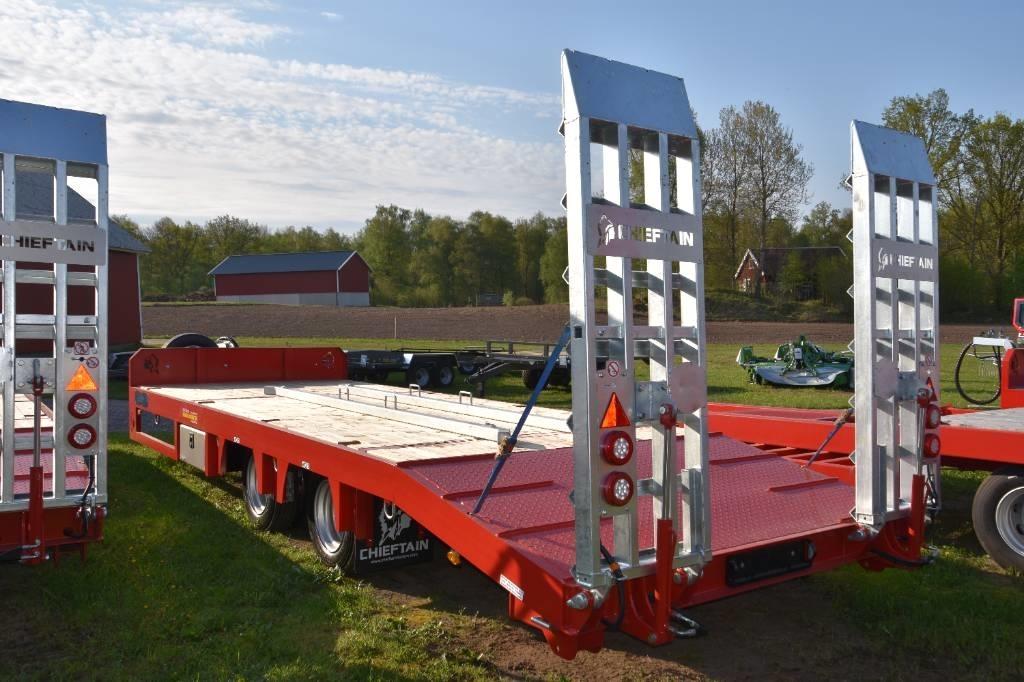 Chieftain 2-axl Maskintransportkärra traktor Övriga Trailers