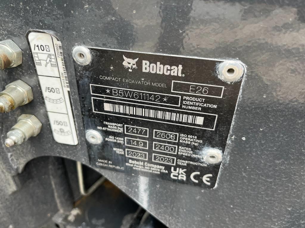 Bobcat E 26 Minikoparki