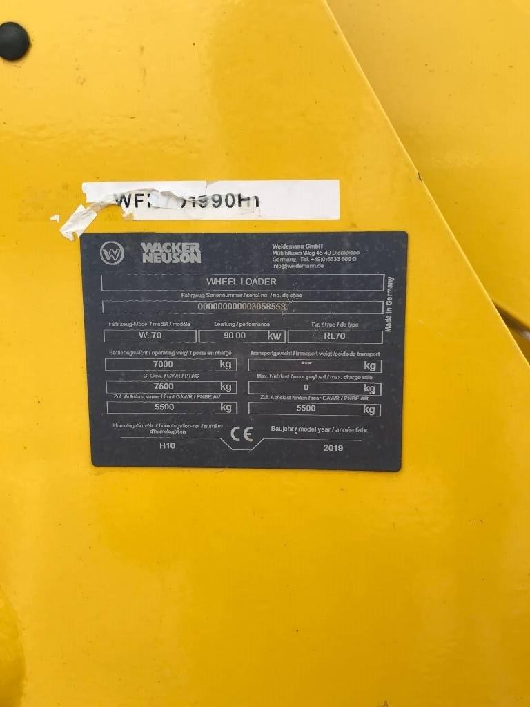 Wacker Neuson WL70 Front loaders and diggers