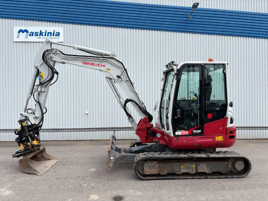 Takeuchi TB 260 Minigrävare < 7t