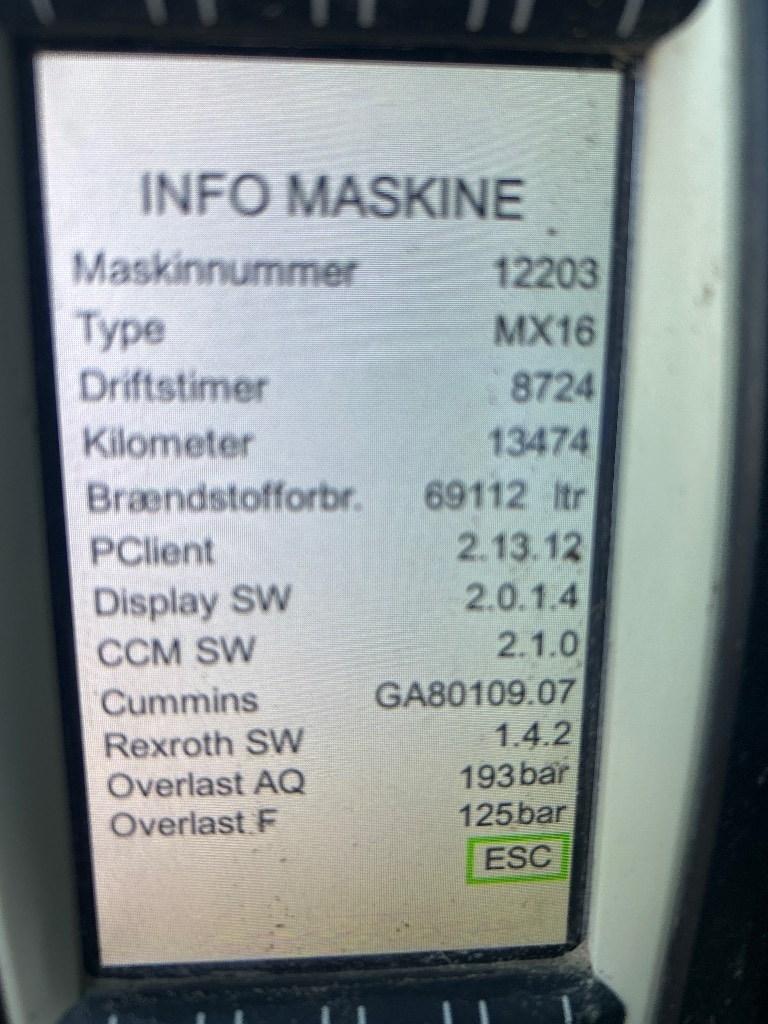 Hydrema MX 16 Gravemaskiner på hjul