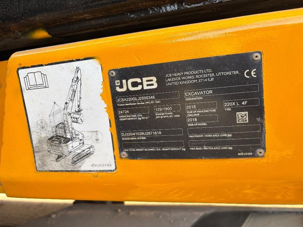 JCB 220 XL 4F Excavadoras de cadenas