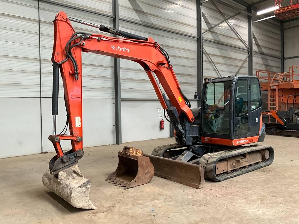 Kubota KX 080-4 Midibagger  7t - 12t