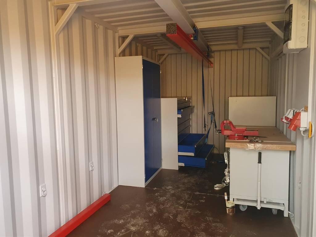 Bauer Werkstattcontainer / Workshop container Bohrwerkzeuge