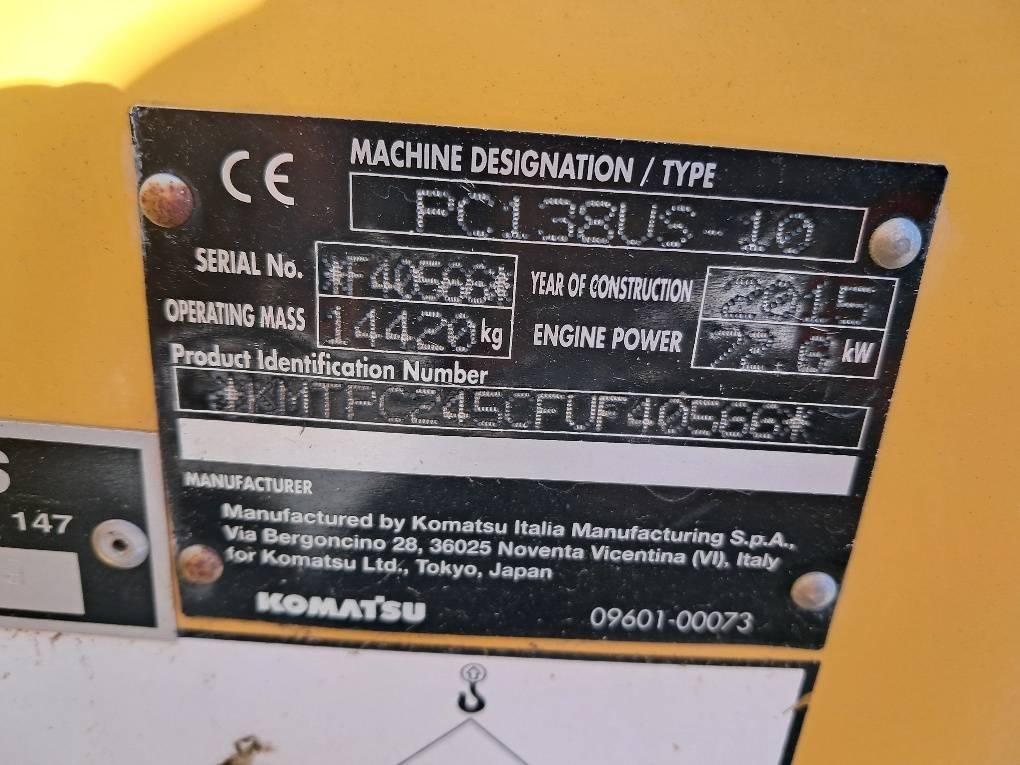 Komatsu PC138US-10 Pelle sur chenilles