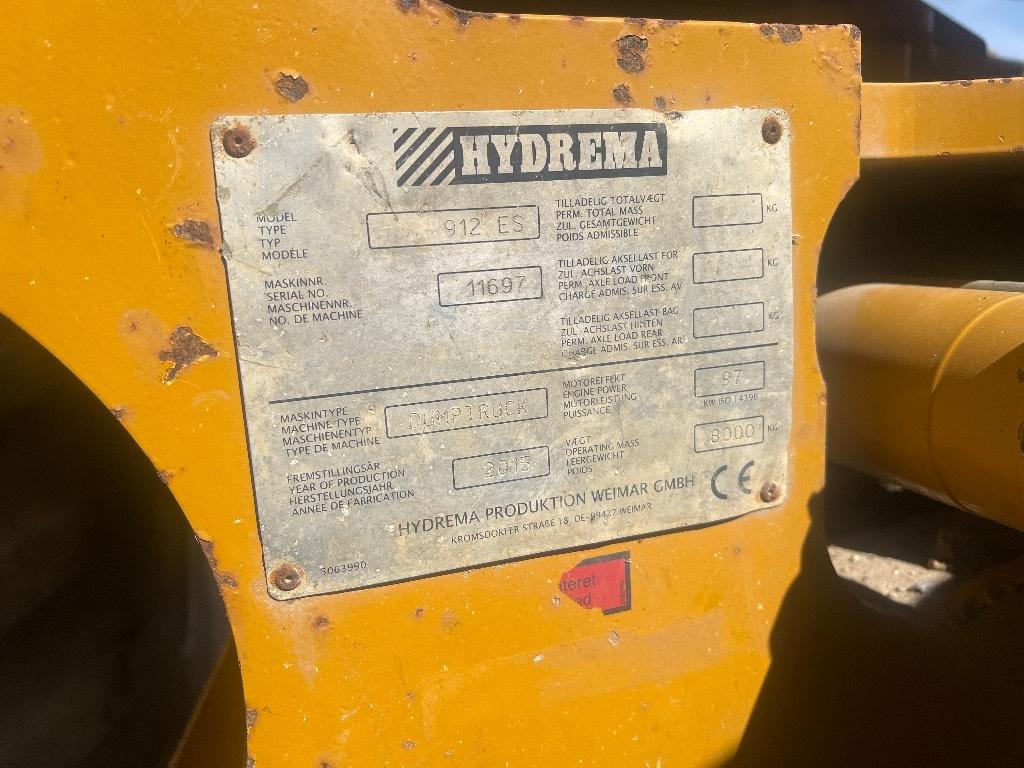 Hydrema 912 ES Knækstyrede dumpere