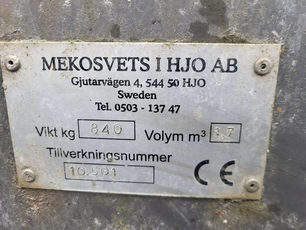Meko Svets Planerskopa med förhöjning Skopor