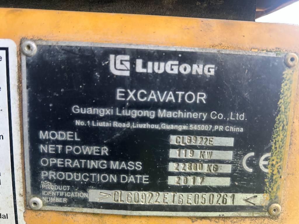 LiuGong 922 E Bandgrävare