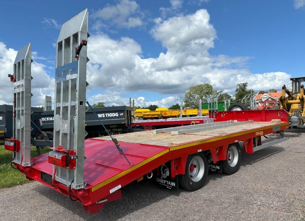 Chieftain 2-axl Maskintransportkärra lastbil Övriga Trailers
