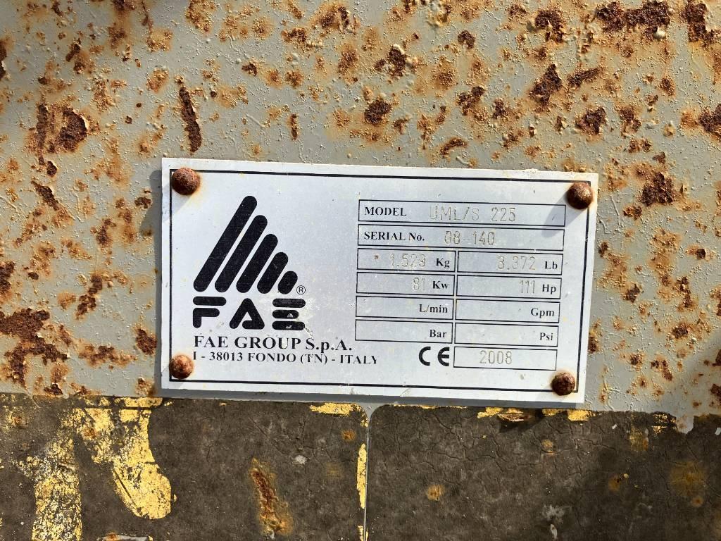 FAE UML/S 225 Erpici rotanti e motozappe