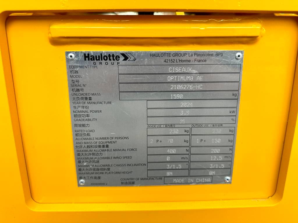 Haulotte OPTIMUM 8 Plataformas tijera