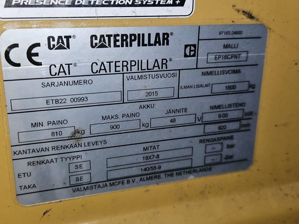 CAT EP16CPNT (Vuokralla) Sähkötrukit