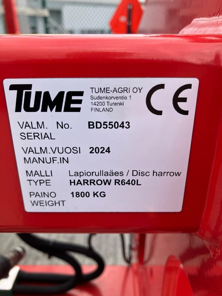 Tume Harrow R640L Erpici