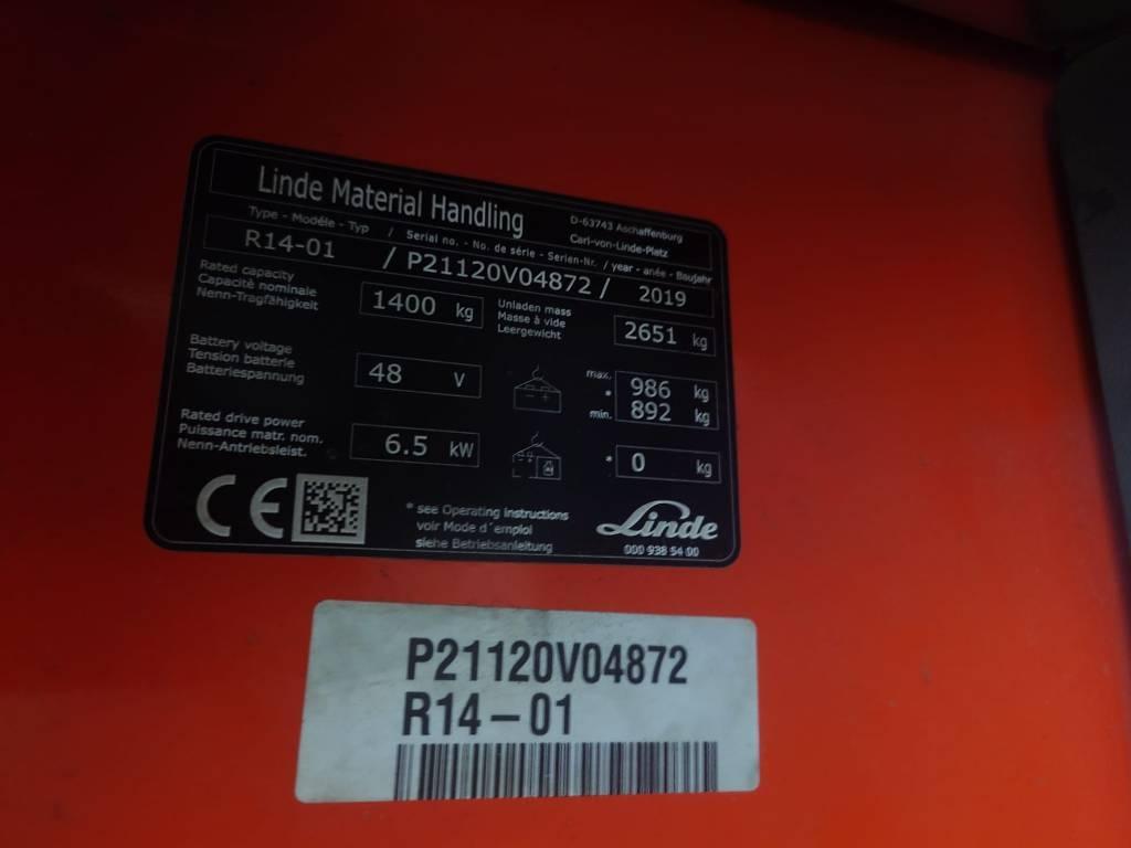 Linde R14/1120 Reach trucks