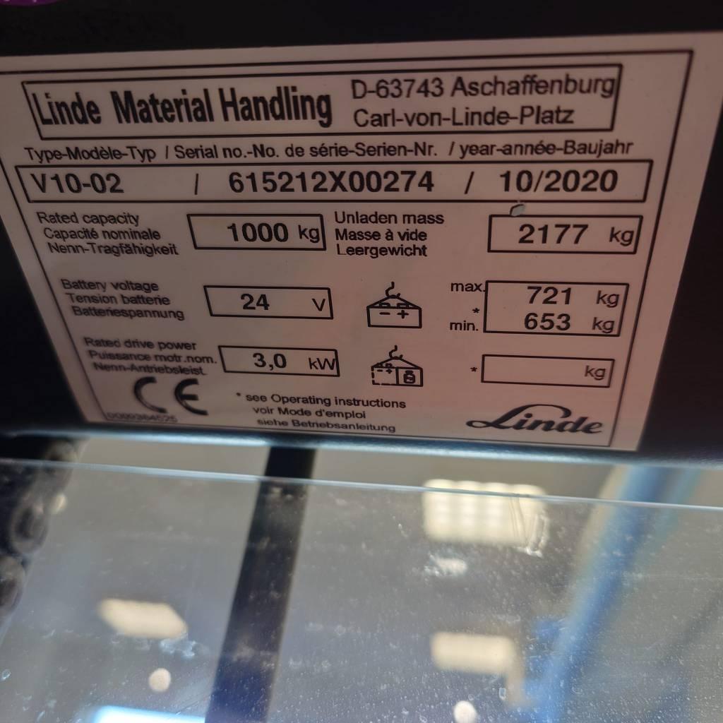 Linde V10/5021 High lift order pickers