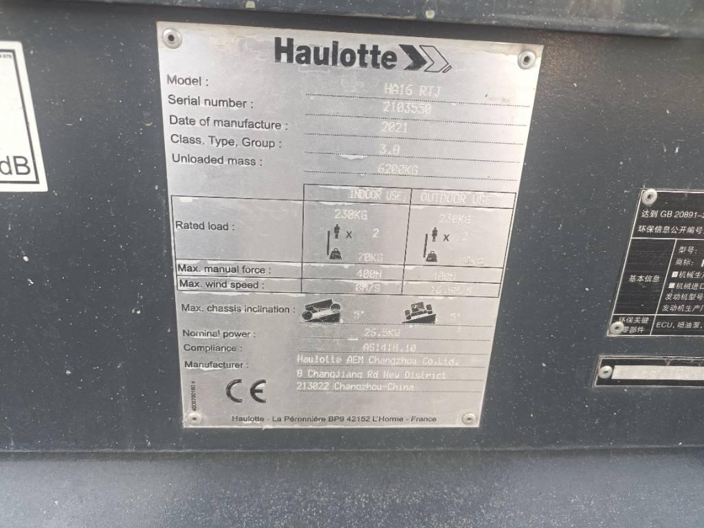 Haulotte HA16RTJ Plataforma de trabajo articulada