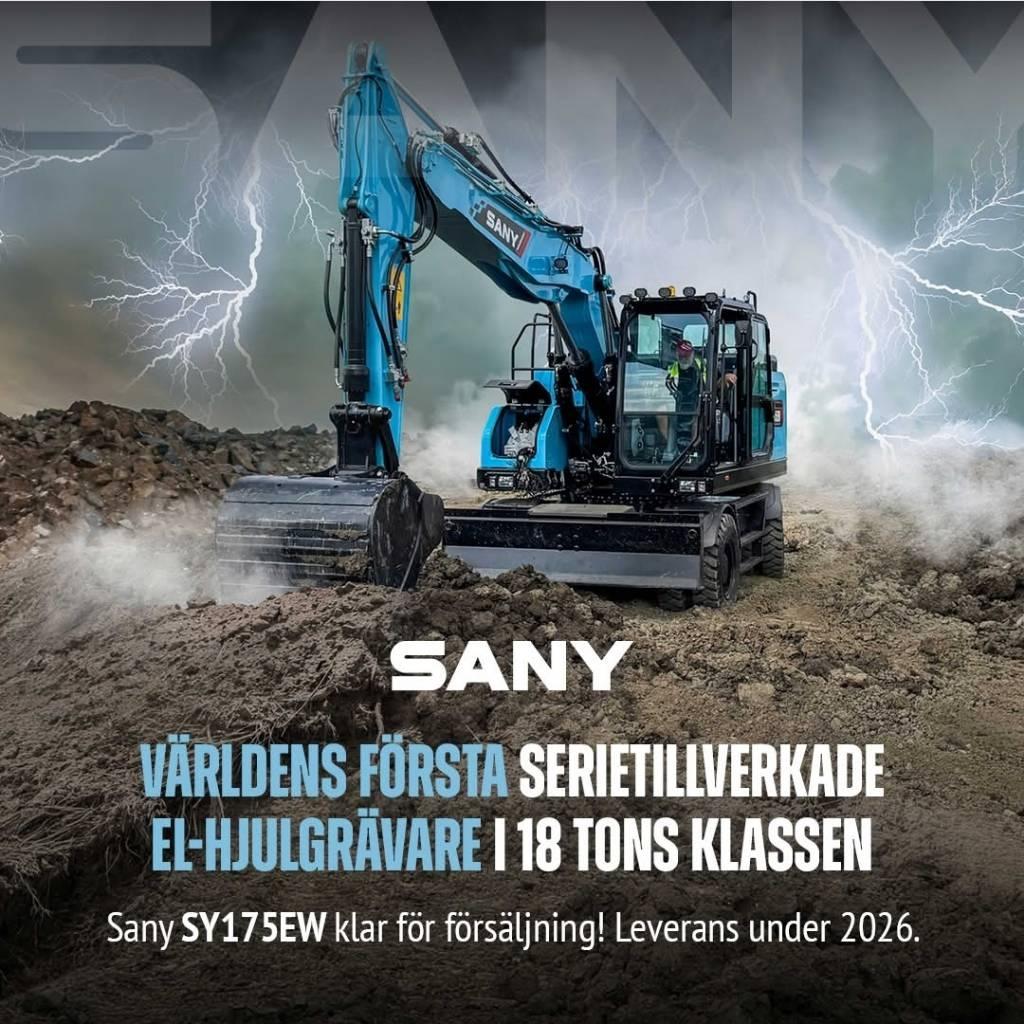 Sany Elektrist hjulgrävare SY175EW Hjulgrävare