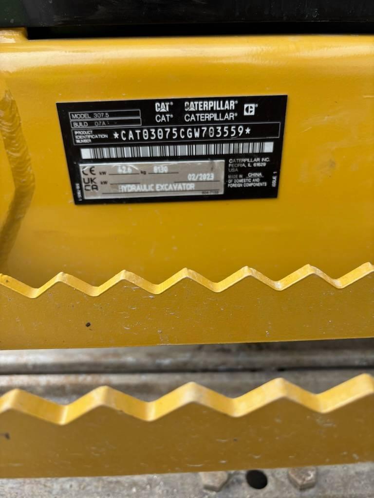 CAT 307.5 Midigrävmaskiner 7t - 12t