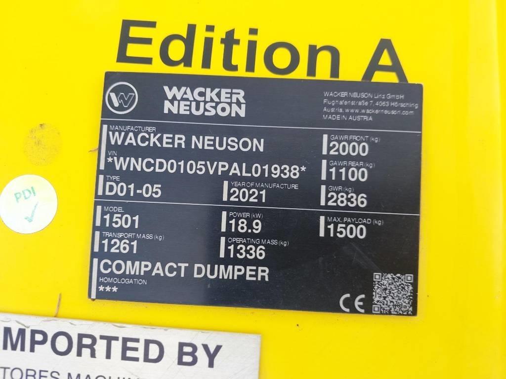 Wacker Neuson 1501 Hi-Tip Site dumpers