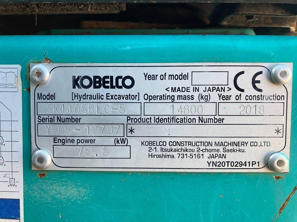 Kobelco SK 140 SRLC-5 Crawler excavators
