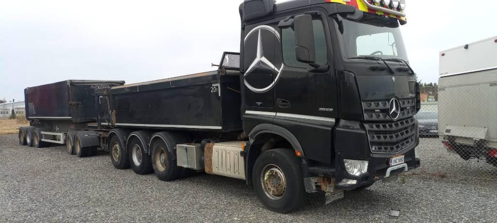 Mercedes-Benz Arocs 3658 + Jyki 5 aks Sora- ja kippiautot