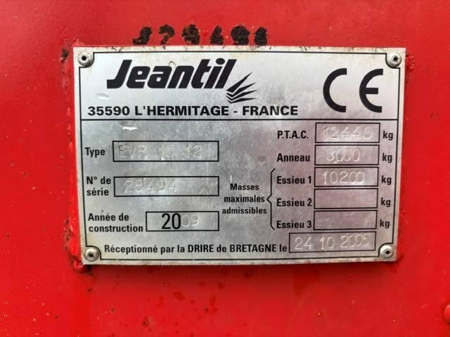 Jeantil 15-12 Fast- och kletgödselspridare