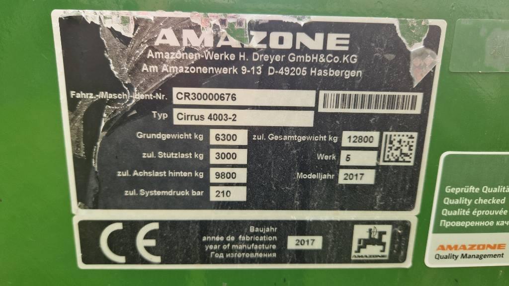Amazone CIRRUS 4003-2C Perforatrici
