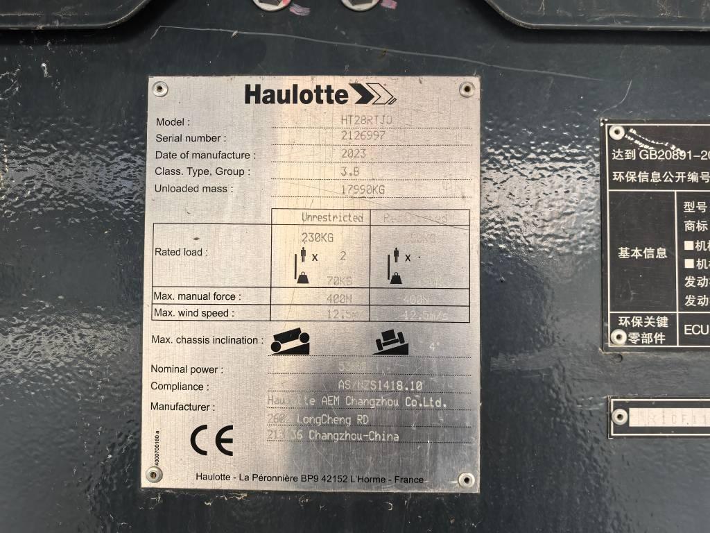Haulotte HT28RTJO - 2126997 Plataformas de trabajo telescópica
