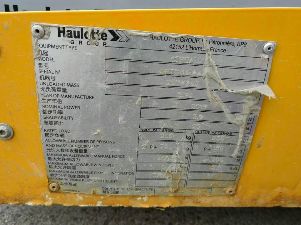 Haulotte OPTIMUM 8 Plataformas tijera