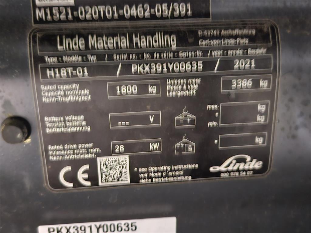 Linde H18T LPG forklifts