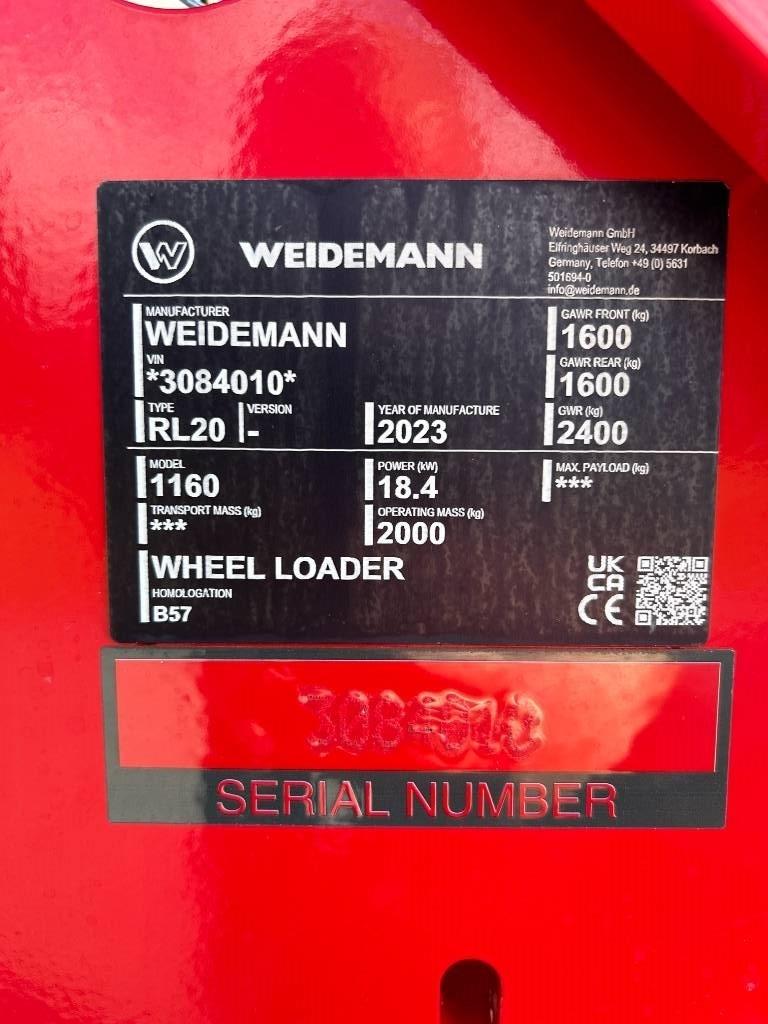 Weidemann 1160 Pale multiuso