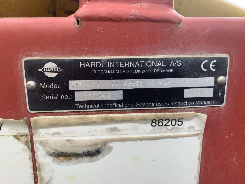 Hardi Commander 2200 Plus 24 m Irroratrici trainate