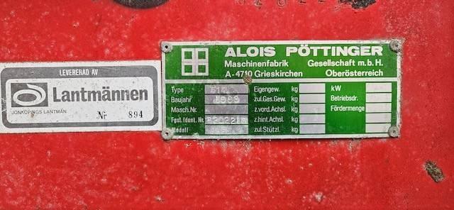 Pöttinger Boss 2 Hackvagn / Självlastarvagn