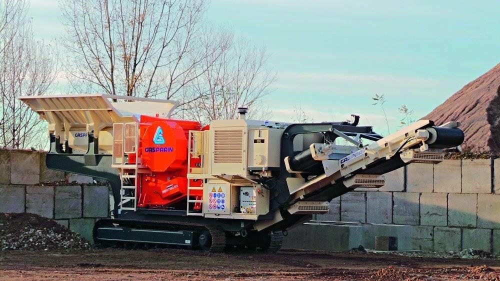 Gasparin Backenbrechanlage GI107CV VESUVIO Mobile crushers