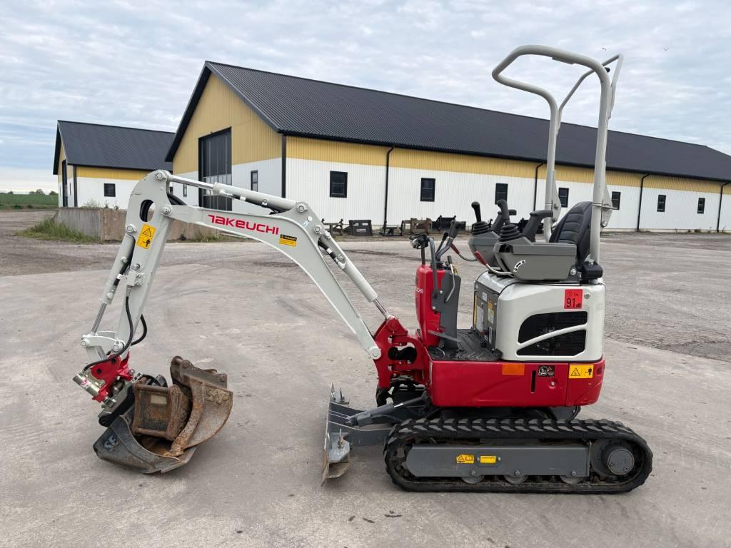 Takeuchi TB210R minigrävare, endast 200 tim Minigrävare < 7t