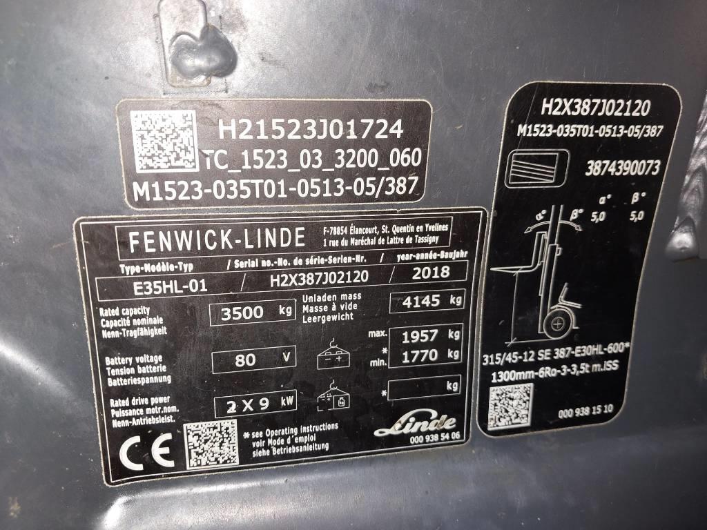 Linde E35 HL - 01 Electric forklifts