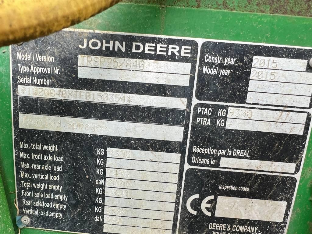 John Deere 840 Irroratrici trainate